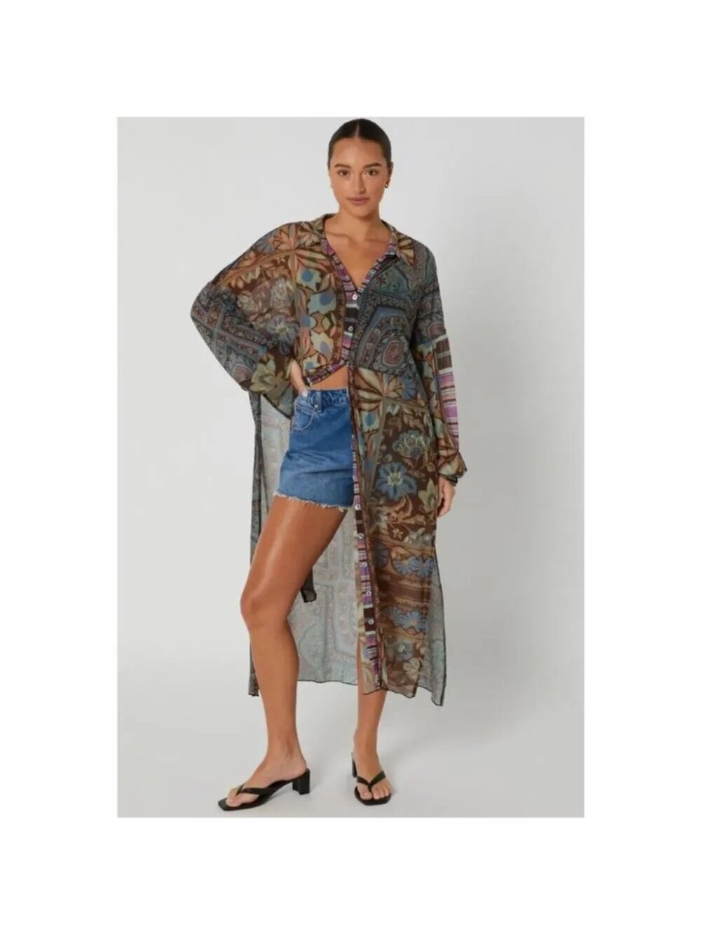Free People Naomi Maxi Top Size Large
